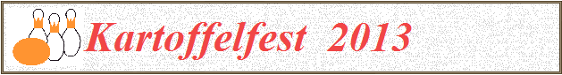 Kartoffelfest  2013