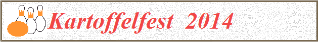 Kartoffelfest  2014